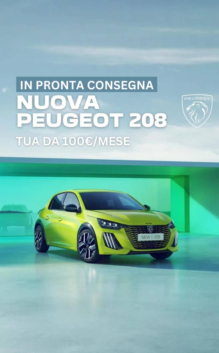 Peugeot 208 promozione Ponginibbi Group