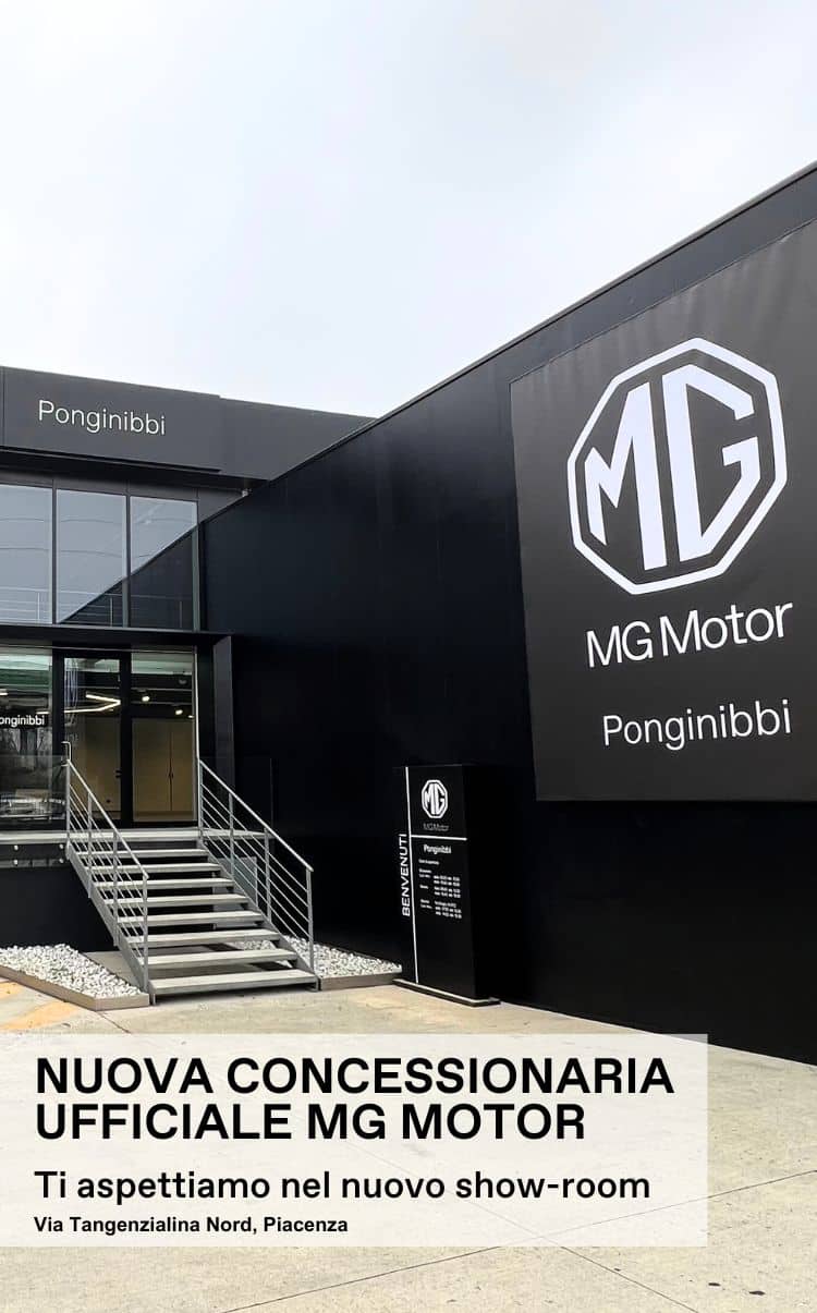 nuova concessionaria MG Motor a Piacenza - Ponginibbi