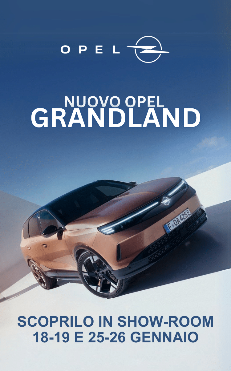 Nuovo Opel Grandland in showroom da ponginibbi piacenza